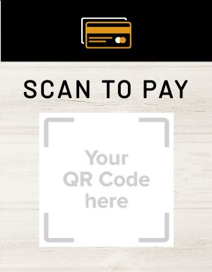 QR Code Pay Signage