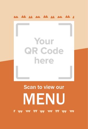 QR Code Table Placard